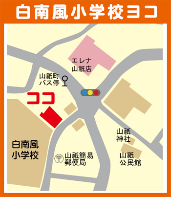 サンホーム江上へのアクセスマップ